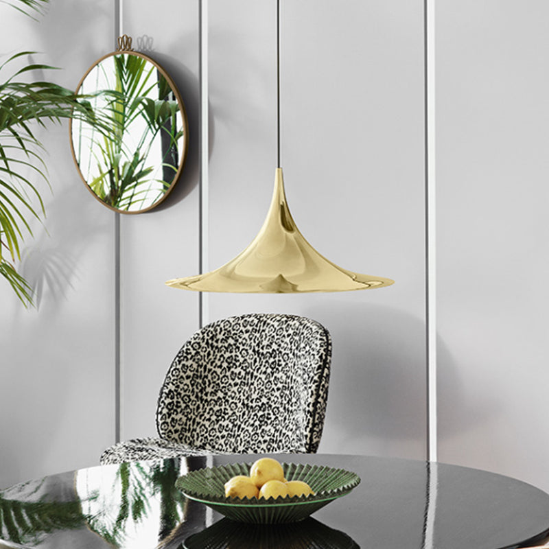 Geometric Shape Metal Hanging Light Modern 1-Light Hanging Mount Light Fixtures