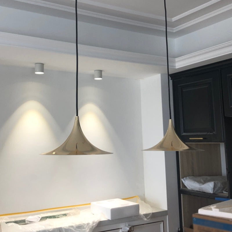 Geometric Shape Metal Hanging Light Modern 1-Light Hanging Mount Light Fixtures