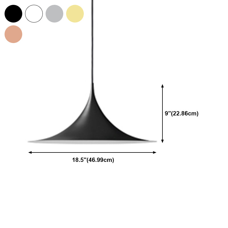 Forme géométrique Métal Hanging Light Modern 1-Light Hanging Mount Lighttures