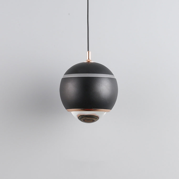 Eigentijdse stijl bolvormige vorm hanglamp metaal 1 lichthangende lamp
