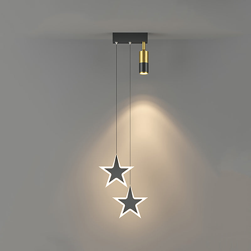 Eigentijdse stijl geometrie vorm hanglampen metaal 3 lichthangende lampen