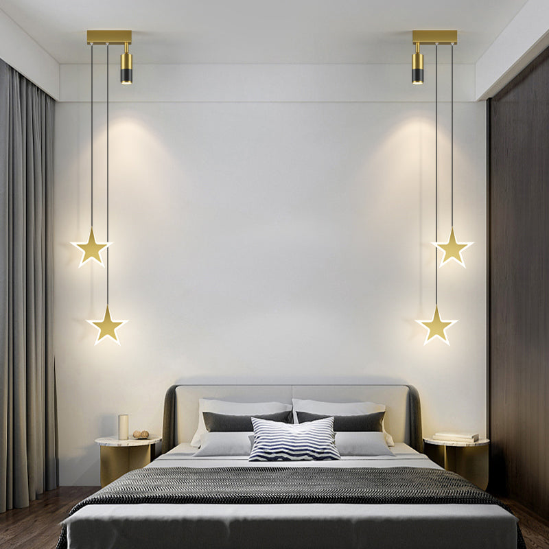 Eigentijdse stijl geometrie vorm hanglampen metaal 3 lichthangende lampen