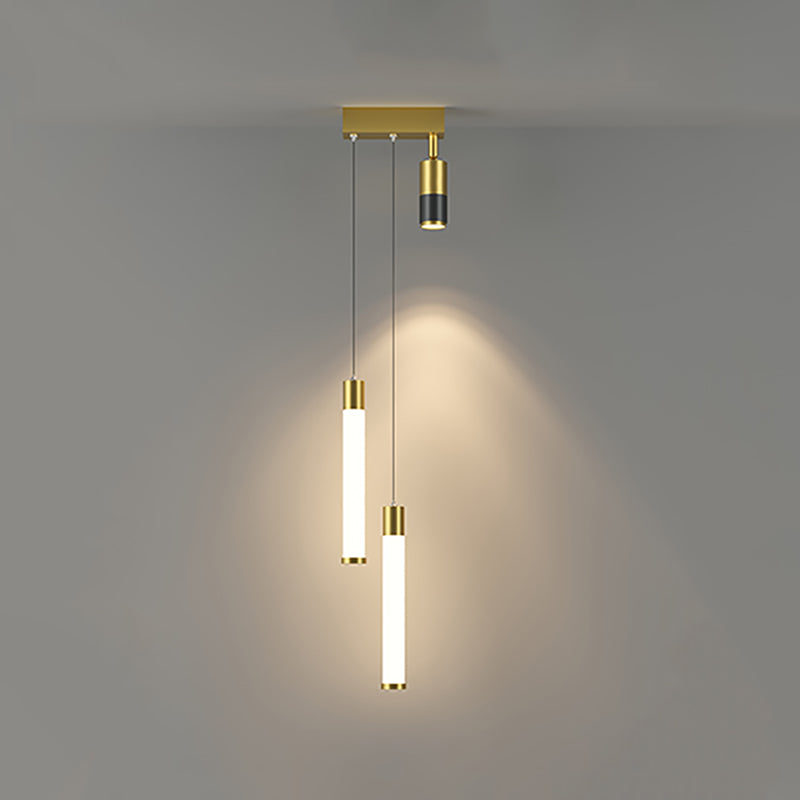 Eigentijdse stijl geometrie vorm hanglampen metaal 3 lichthangende lampen