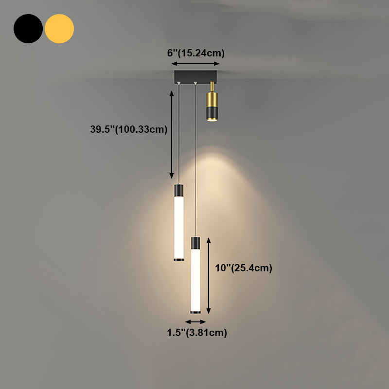 Eigentijdse stijl geometrie vorm hanglampen metaal 3 lichthangende lampen