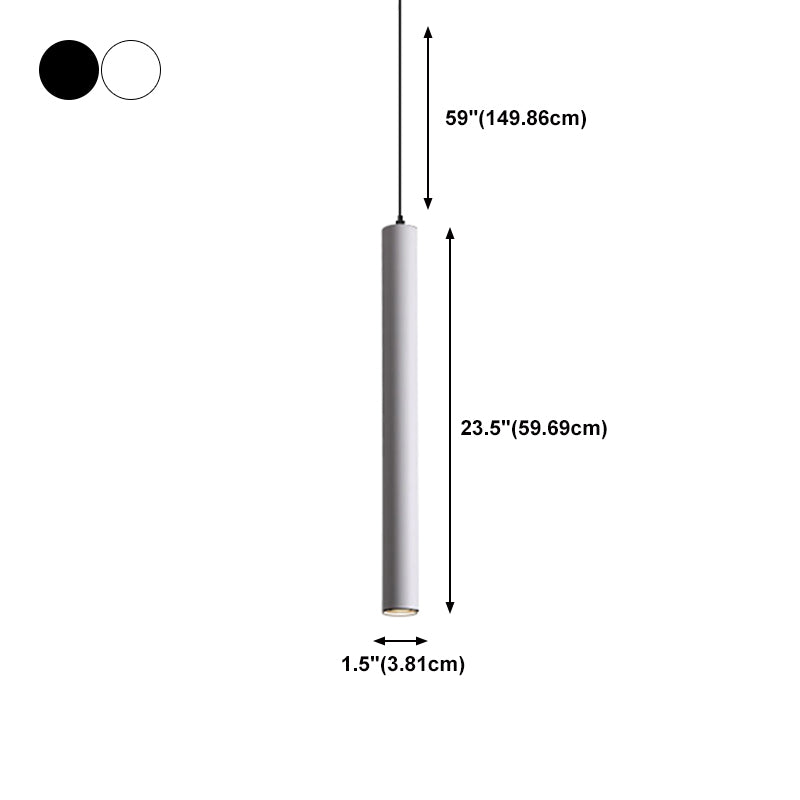Lineare Form Metall hängend hängendem Licht moderner Stil 1 leichte hängende Leuchten