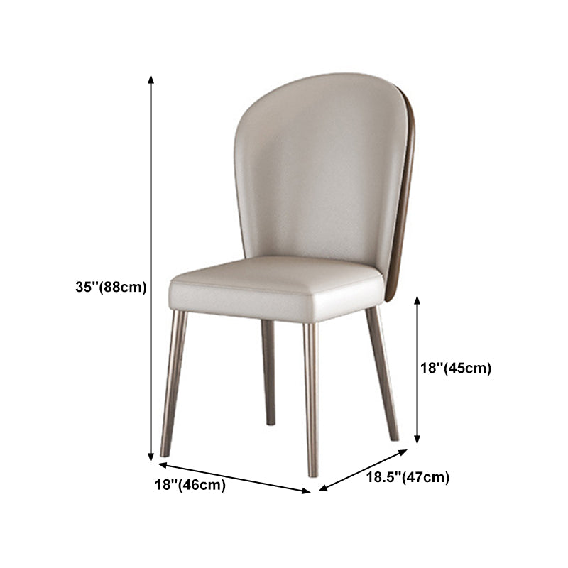 Modern 1/4/7 Pieces Dining Table Set with Sintered Stone Top Stainless Steel Dinette Set