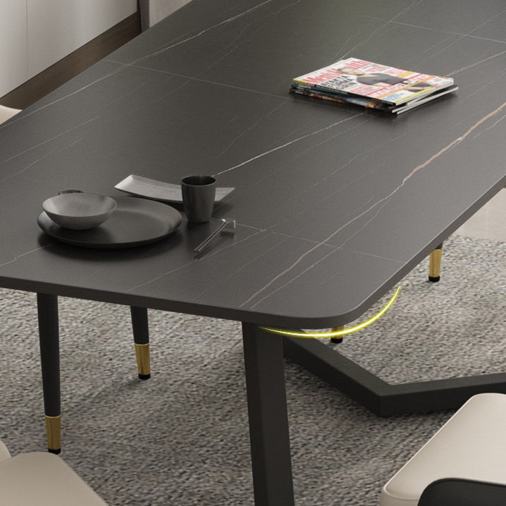 Modern 1/4/5/7 Pieces Dining Room Table Set Sintered Stone Dining Set