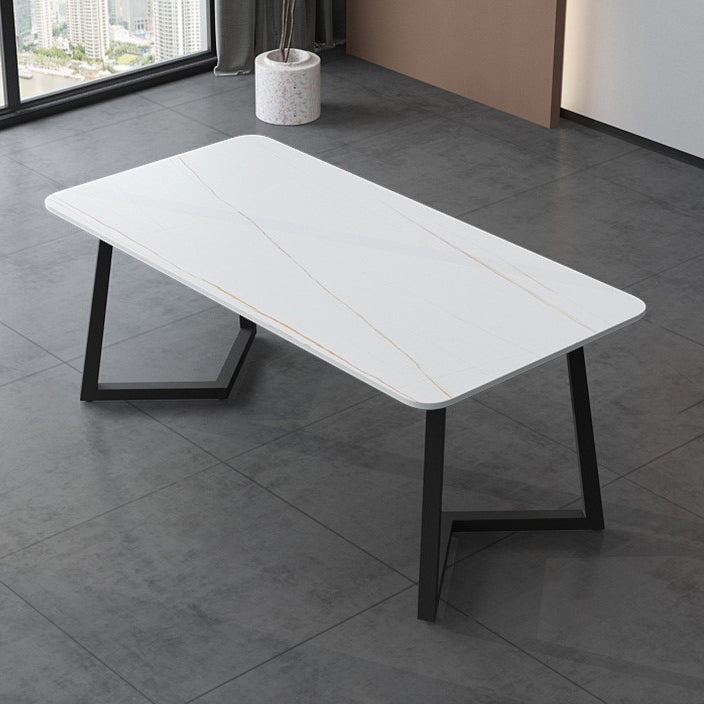 Modern 1/4/5/7 Pieces Dining Room Table Set Sintered Stone Dining Set