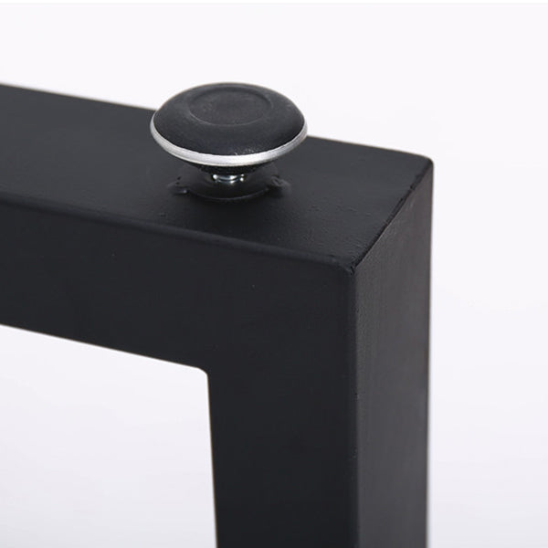 1/4/5/7 Pieces Industrial Dining Set Solid Wood and Metal Coffee Shop Table and Chairs