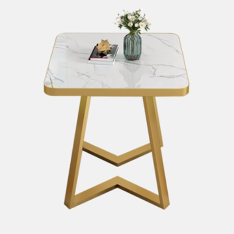 Glam 1/2/5 Pieces Dining Set Stone Geometry Wood Dining Table for Dining Room