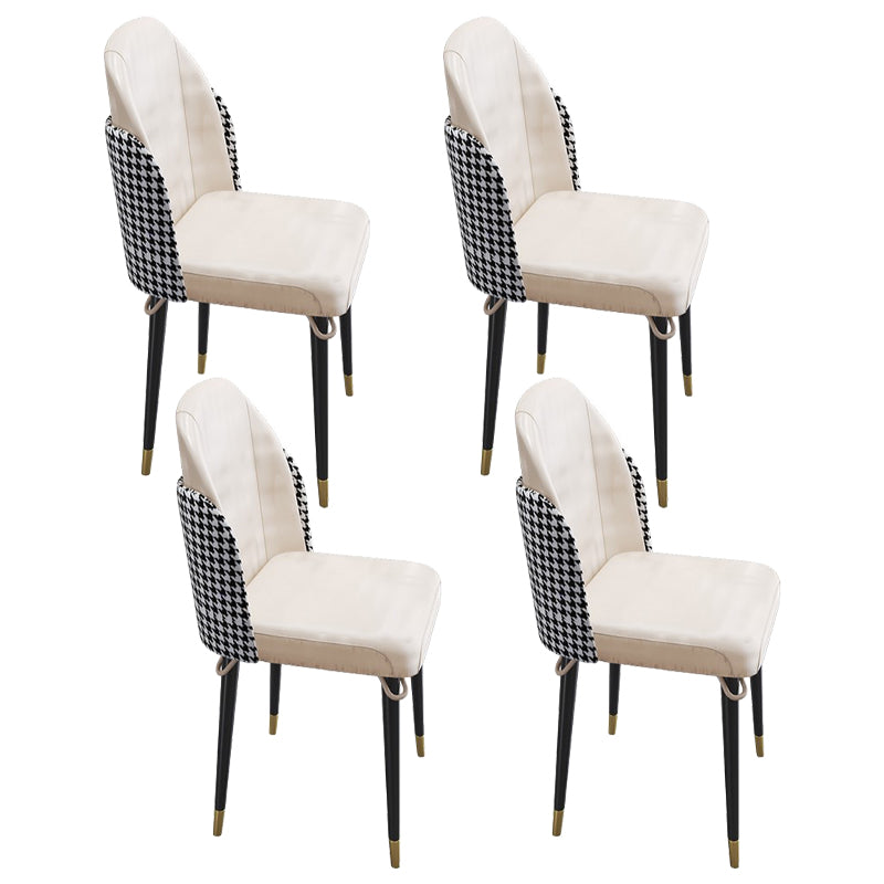 1/4/7 Pieces Stone Table with Leather Chairs Scandinavian Dining Table Set