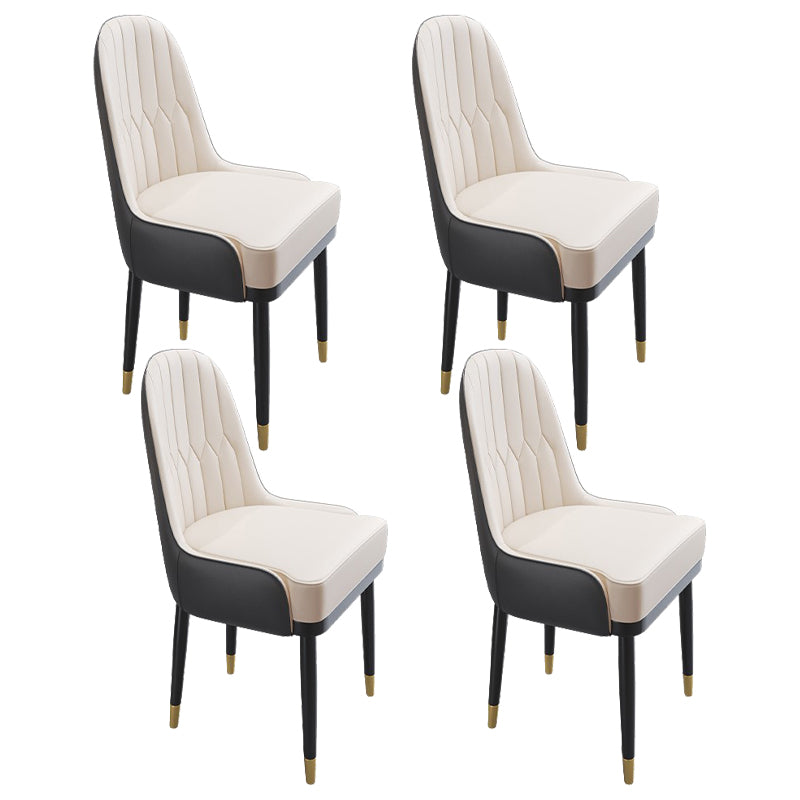 1/4/7 Pieces Stone Table with Leather Chairs Scandinavian Dining Table Set