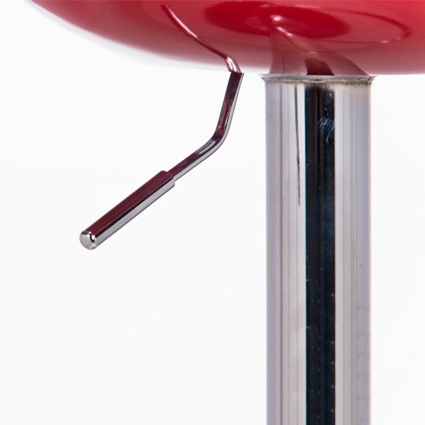 31.50" Low Back Bar and Counter Stool Contemporary Round Stool