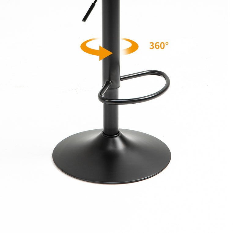 Scandinavian Metal Kitchen Dining Room Arm Stool Adjustable Height Barstool