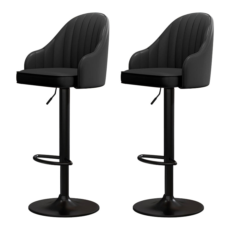 Scandinavian Metal Kitchen Dining Room Arm Stool Adjustable Height Barstool