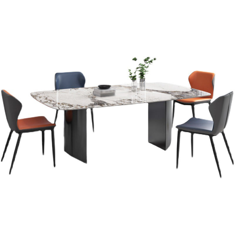 Contemporary 1/4/5/6/7 Pieces Dining Room Set Rectangle Dining Table Set