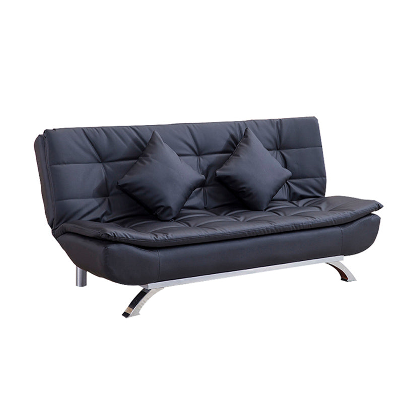 Kunstleder modernes Sofa armloses 33 -Zoll -Sofa für Wohnzimmer