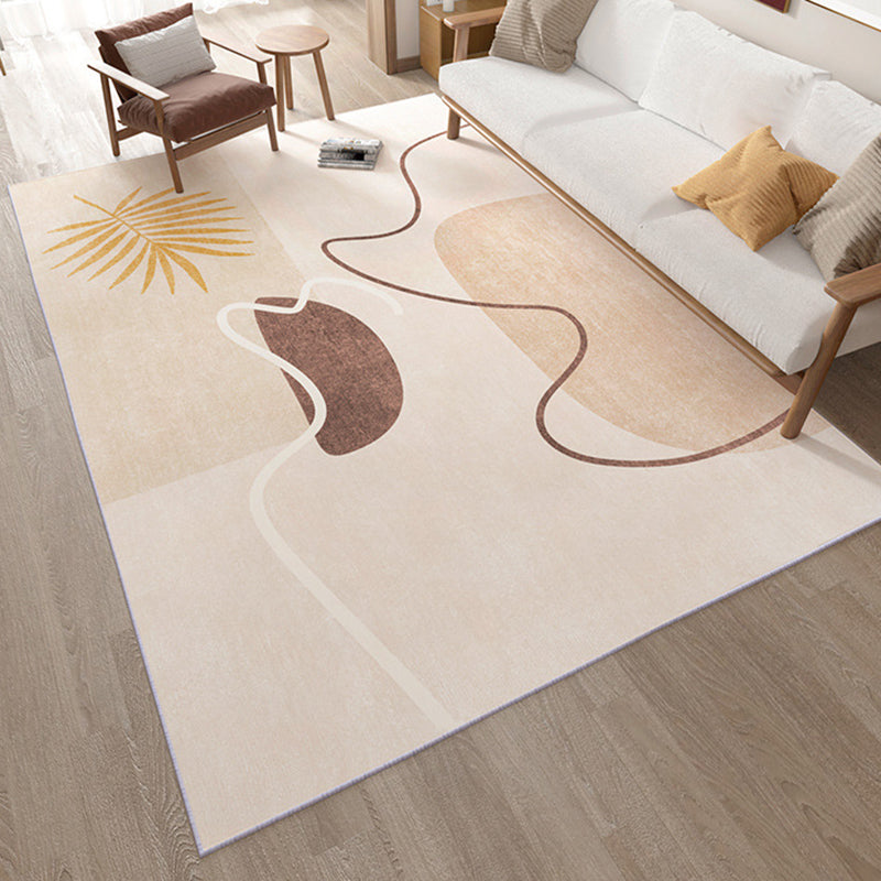 Tapis géométrique de style moderne Rapis polyester tapis résistant à la tache pour la décoration intérieure