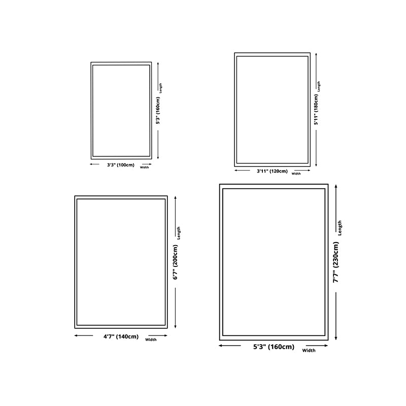 Lichtroze kleurblok Tapijten Polyester Casual gebied Tapijt niet-slip achterste tapijt voor woningdecoratie