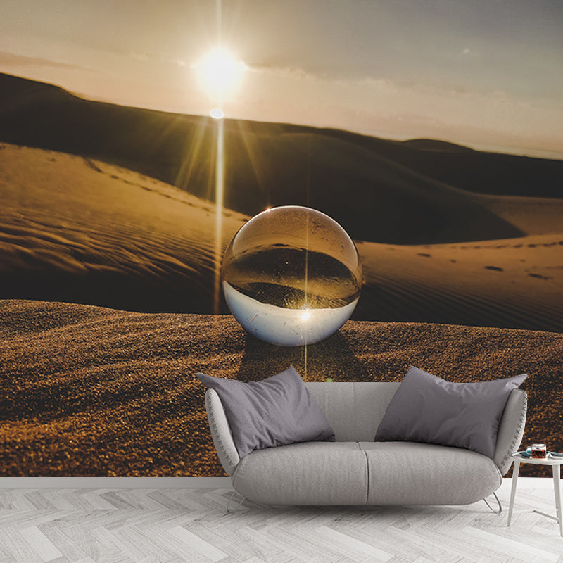 Photography Stain Resistant Mural Wallpaper Desert Landscape Sleeping Room Wall Mural