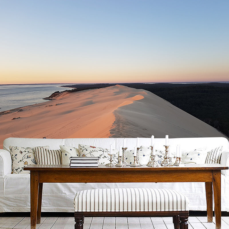 Modern Style Mural Wallpaper Desert Landscape Environment Friendly Bedroom Wall Mural