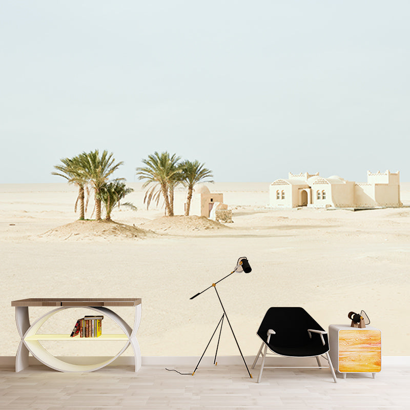 Desert Landscape Resistant Mural Wallpaper Environment Friendly Sleeping Room Wall Mural
