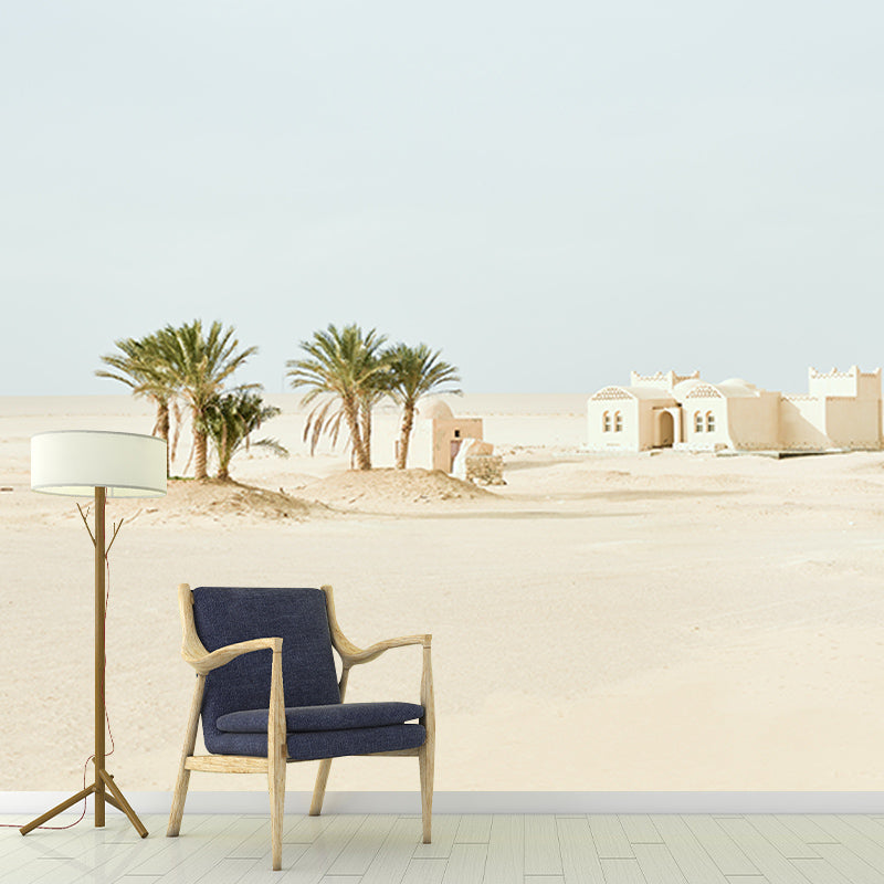 Desert Landscape Resistant Mural Wallpaper Environment Friendly Sleeping Room Wall Mural