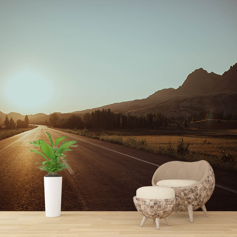 Decorative Wall Mural Wallpaper Desert Landscape Sitting Room Wall Mural