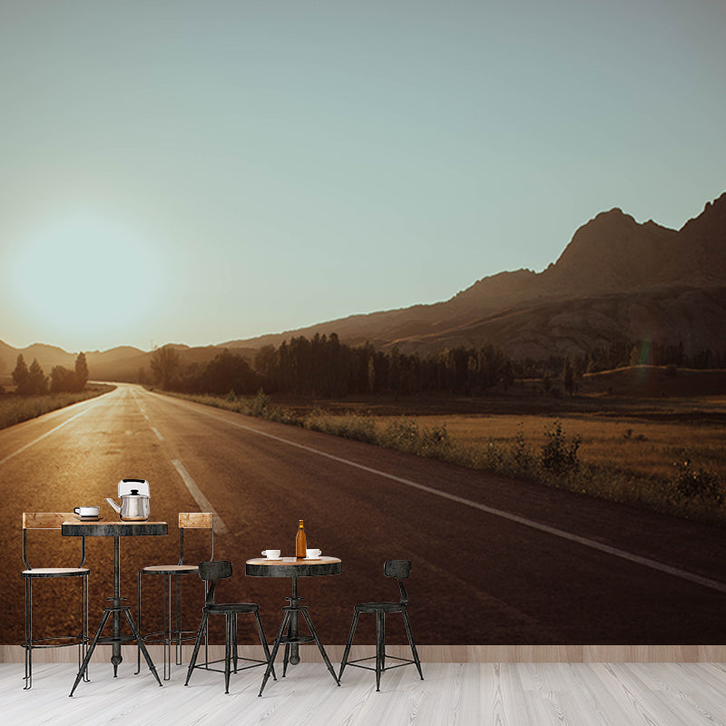 Decorative Wall Mural Wallpaper Desert Landscape Sitting Room Wall Mural