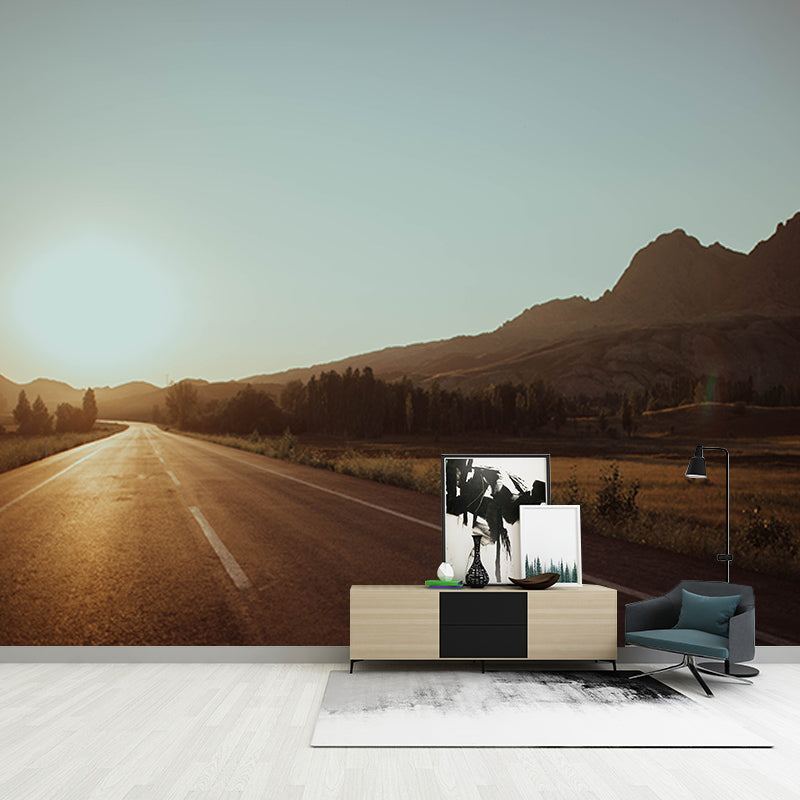 Decorative Wall Mural Wallpaper Desert Landscape Sitting Room Wall Mural