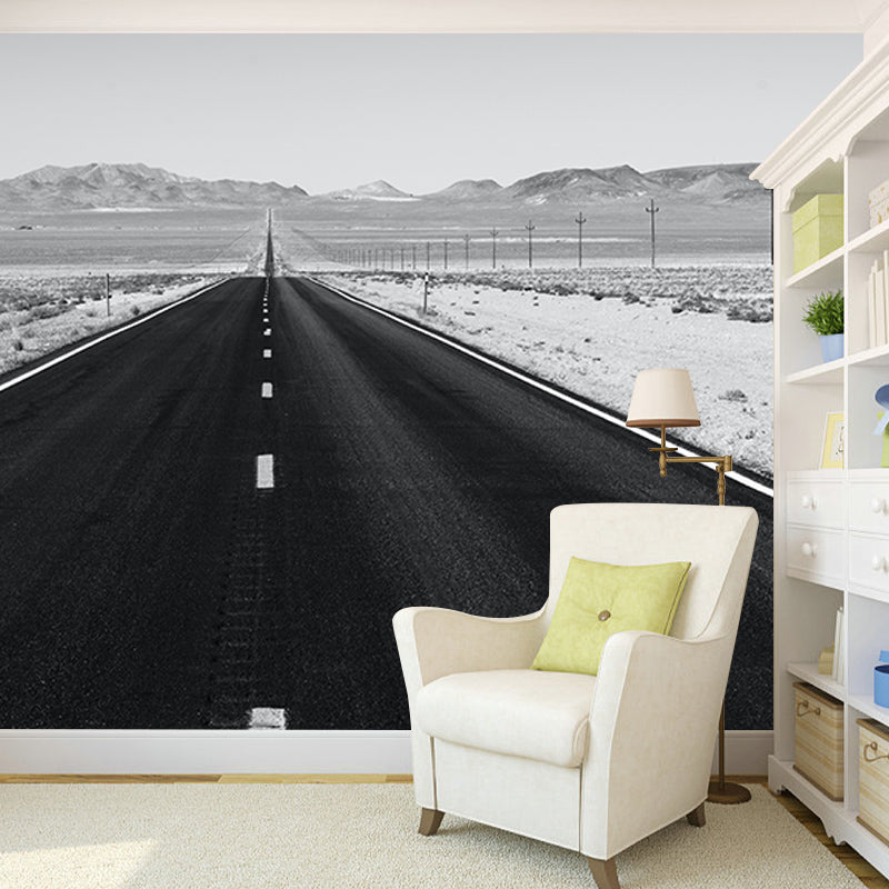 Photography Wall Mural Wallpaper Desert Landscape Sitting Room Wall Mural