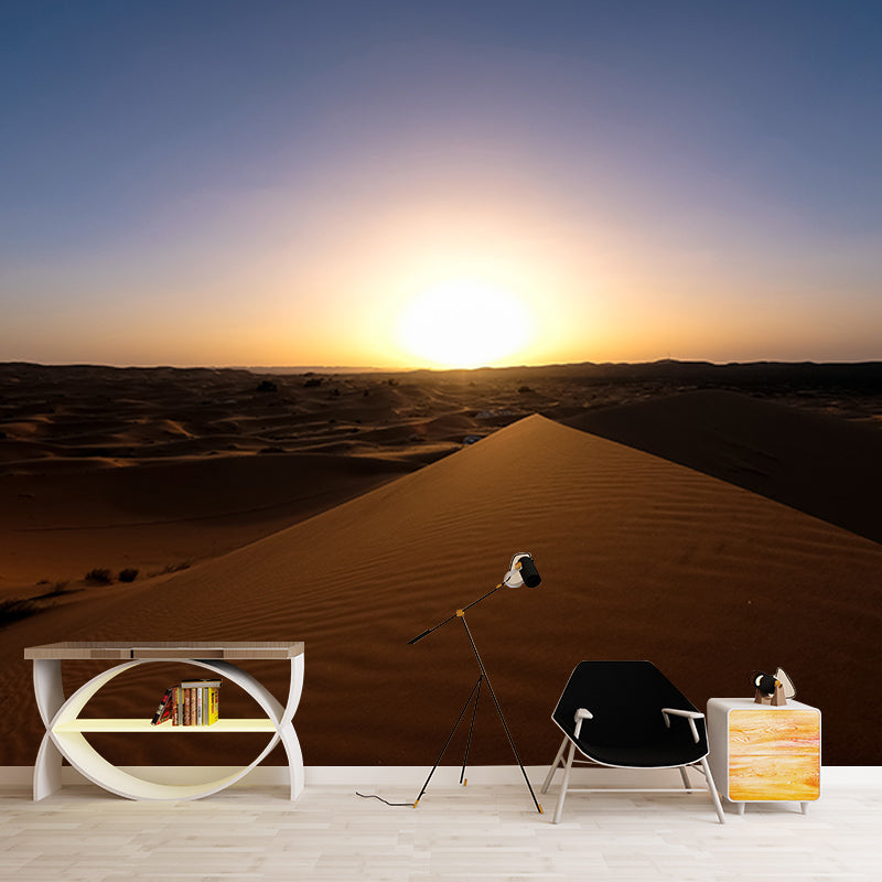 Desert Landscape Photography Mildew Resistant Wallpaper Sleeping Room Wall Mural