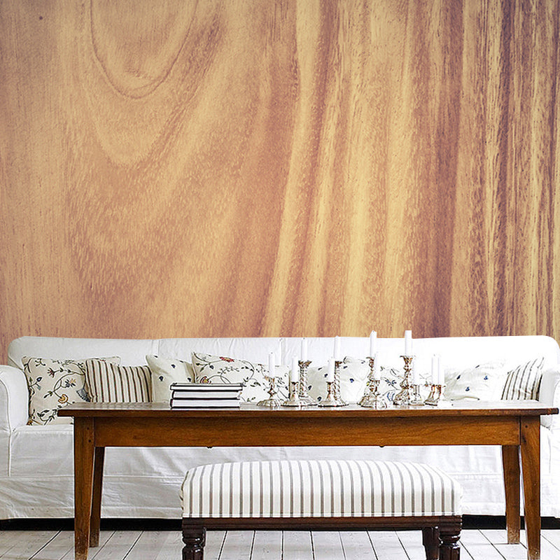 Environmental Wall Mural Wallpaper Wood Texture Sitting Room Wall Mural