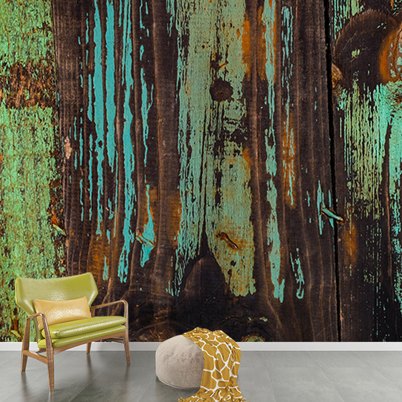 Environment Friendly Mural Wallpaper Wood Texture Photography Bedroom Wall Mural