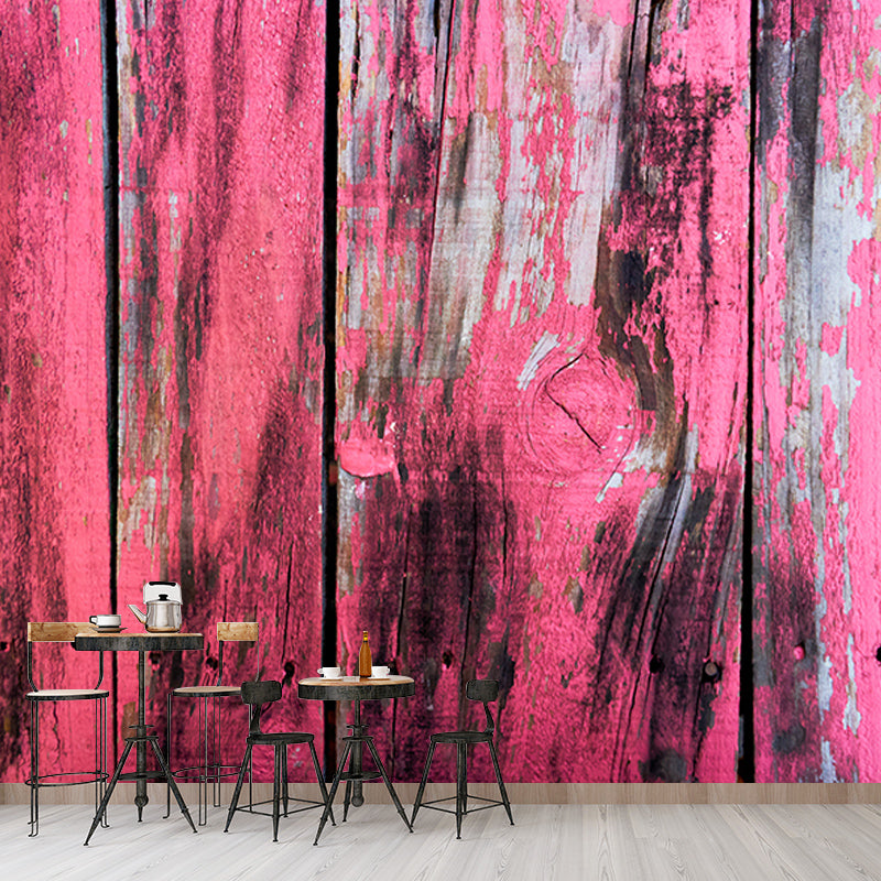 Photography Stain Resistant Mural Wallpaper Wood Texture Living Room Wall Mural
