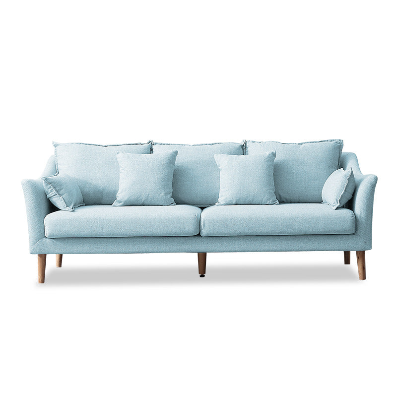 Moderne standaard houten benen stoffen bank kussens sofa voor woonkamer