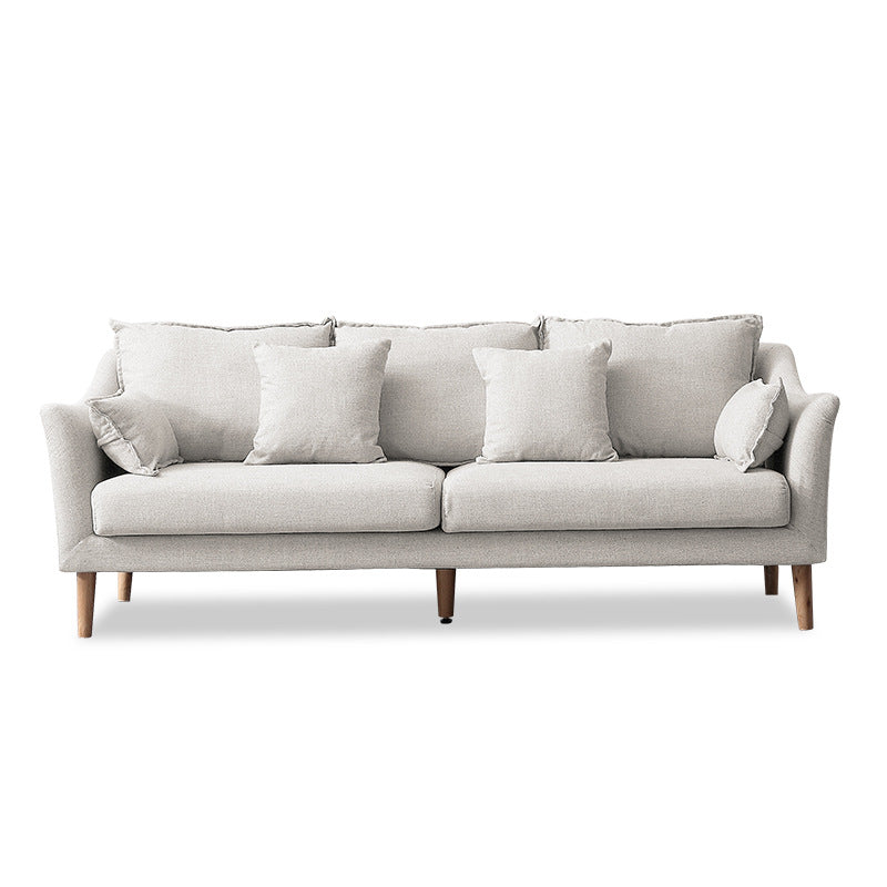 Moderne standaard houten benen stoffen bank kussens sofa voor woonkamer