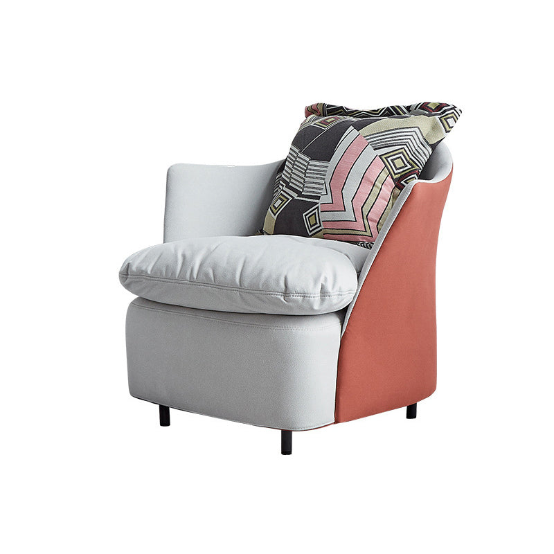 Stationäre Wohnzimmertuxedo Arm Standard zeitgenössisches Sofa -Chaise