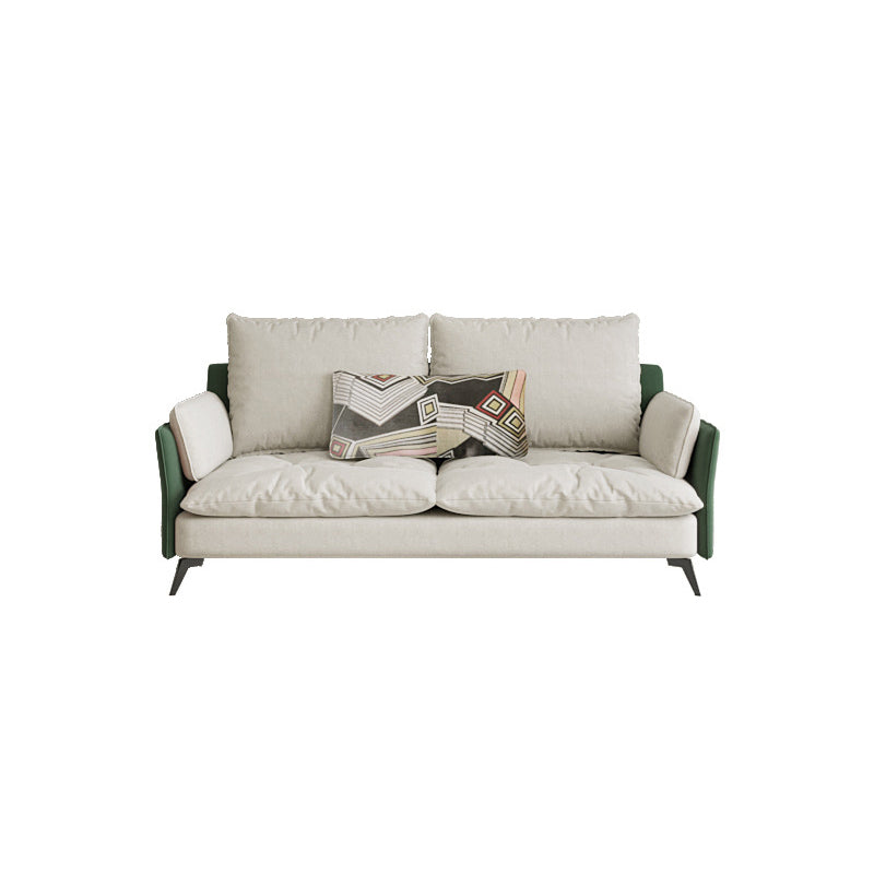 Stationäre Wohnzimmertuxedo Arm Standard zeitgenössisches Sofa -Chaise