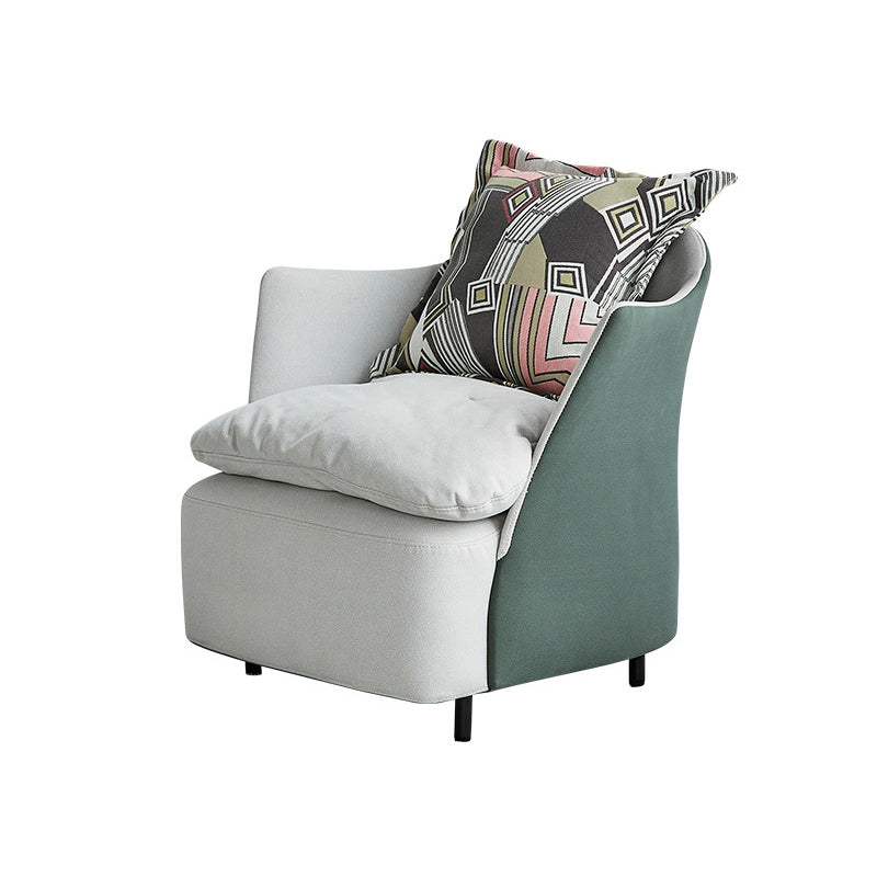 Stationäre Wohnzimmertuxedo Arm Standard zeitgenössisches Sofa -Chaise