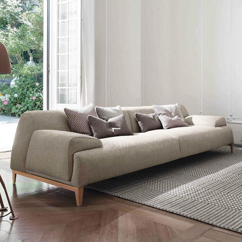 avec linge de rangement salon encastré bras beige contemporain.