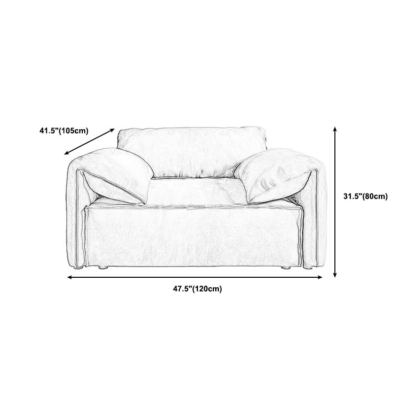 Coussin de remplissage en bas salon standard vert contemporain siège