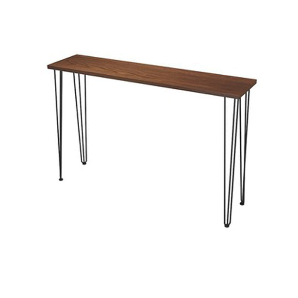 Solid Wood Counter Table with Rectangle Table Top Legs Table - 41.3" H