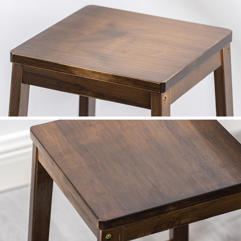 Moderne Rückenless-Bar-Hop-Schalter-Barhocker mit Holzbeinen
