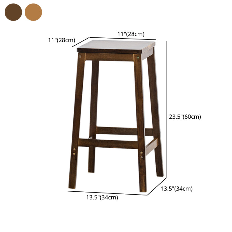 Moderne Rückenless-Bar-Hop-Schalter-Barhocker mit Holzbeinen