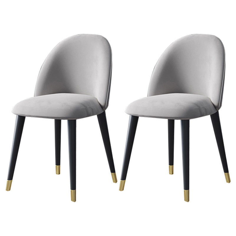 Glam Style 1/2/3/5/7 Pieces Dining Set White-gold Table Kitchen Set for Dining Room