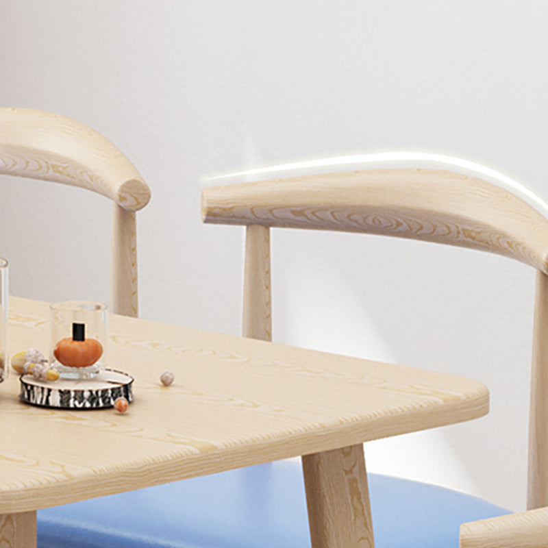 Modern 1/4/5/7 Pieces Dining Set Rectangle Artificial Wood Dining Table for Dining Room