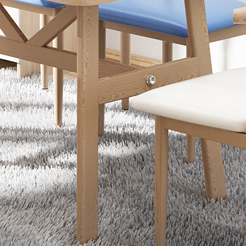 Modern 1/4/5/7 Pieces Dining Set Rectangle Artificial Wood Dining Table for Dining Room