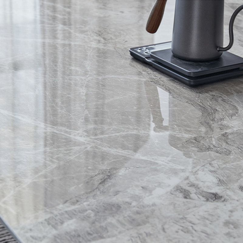 Contemporary 1/4/5/7 Pieces Dining Set Rectangle Sintered Stone Dining Room Set