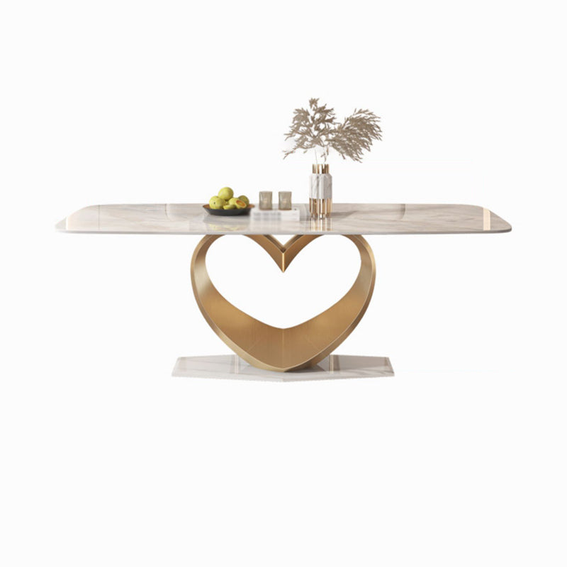 Glam 1/4/5/7 Pieces Dining Set Sintered Stone Dining Table Set for Dining Areas